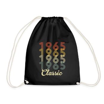 Classic 1965 retro t-shirt 1965 - Sac de sport léger - noir - Devant