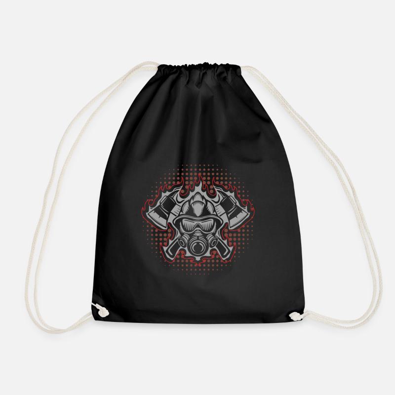 pompier sapeur-pompier - Sac de sport léger - noir