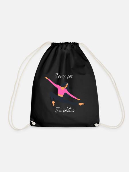 J'peux pas j'ai pilâtes - Sac de sport léger - noir