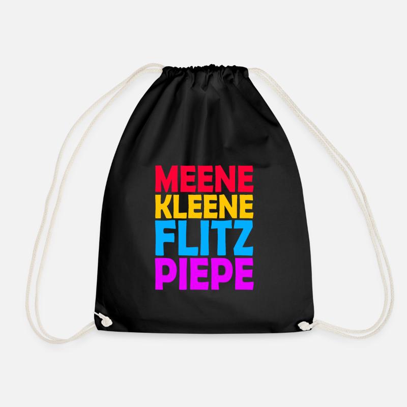 MEENE KLEENE FLITZPIEPE PRIDE - Turnbeutel - Schwarz