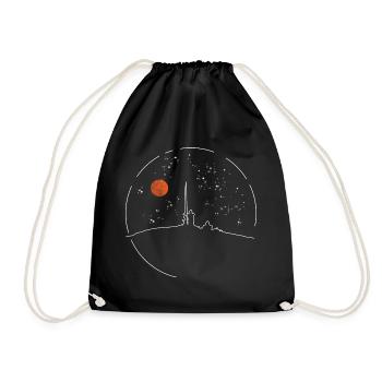 Resin Style, Chunk Universe, We Love the Resin - Drawstring Bag - black - Front