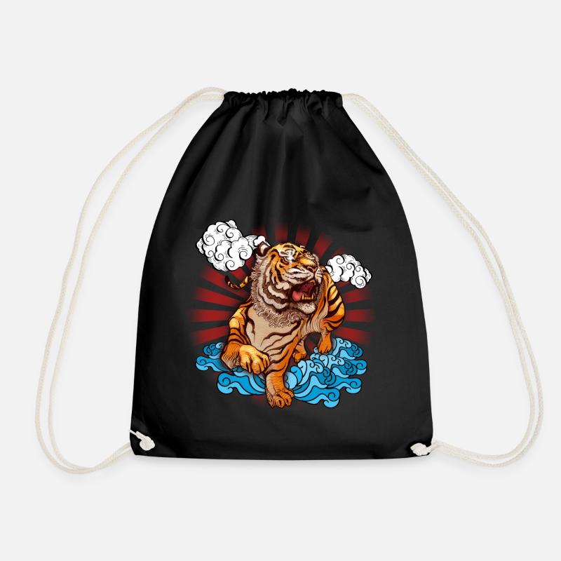 Tiger Japan - Turnbeutel - Schwarz