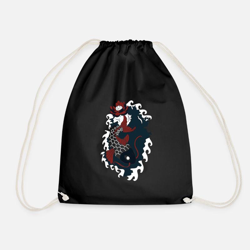Koi - Turnbeutel - Schwarz