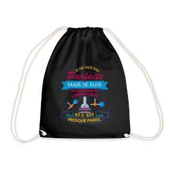 Technicienne de laboratoire parfaite shirt cadeau - Sac de sport léger - noir - Devant