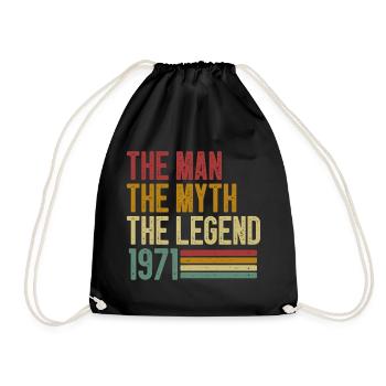 L'homme le mythe la légende 1971 - Sac de sport léger - noir - Devant