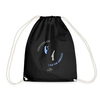 Bavarian Monkey I am from Ammersee - Drawstring Bag - black - Front