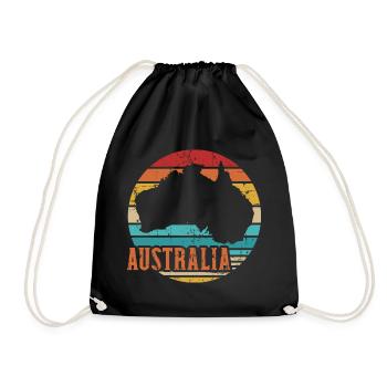 Australie - Sac de sport léger - noir - Devant