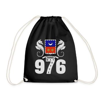 MAYOTTE - Drawstring Bag - black - Front