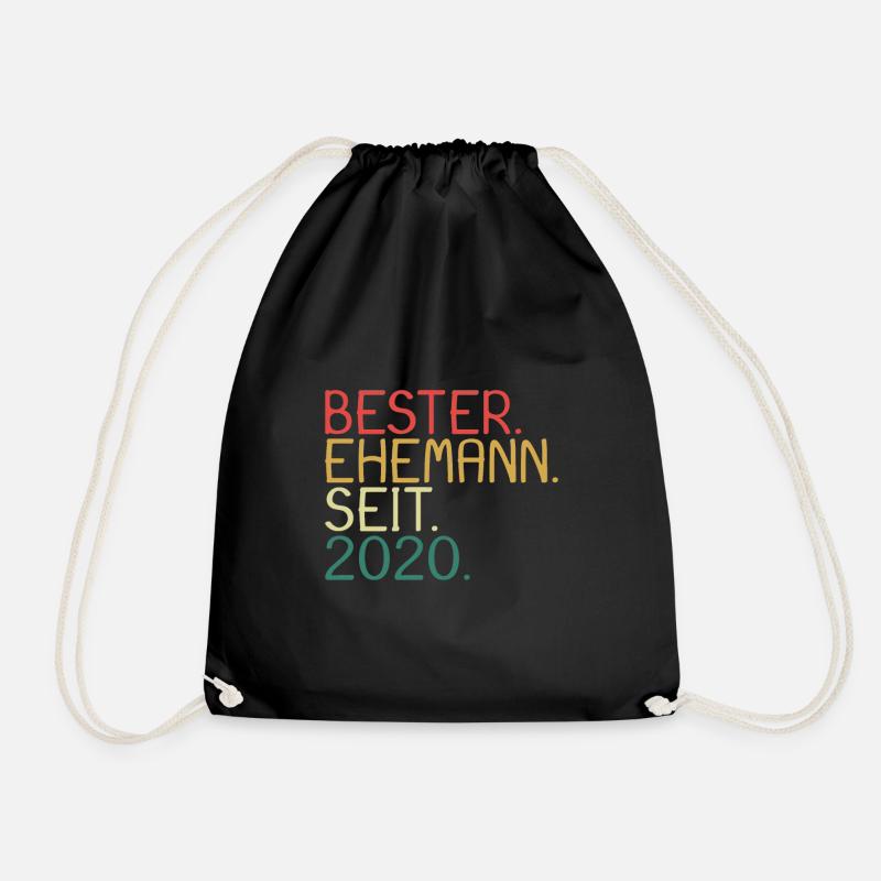Bester Ehemann seit 2020 - Turnbeutel - Schwarz