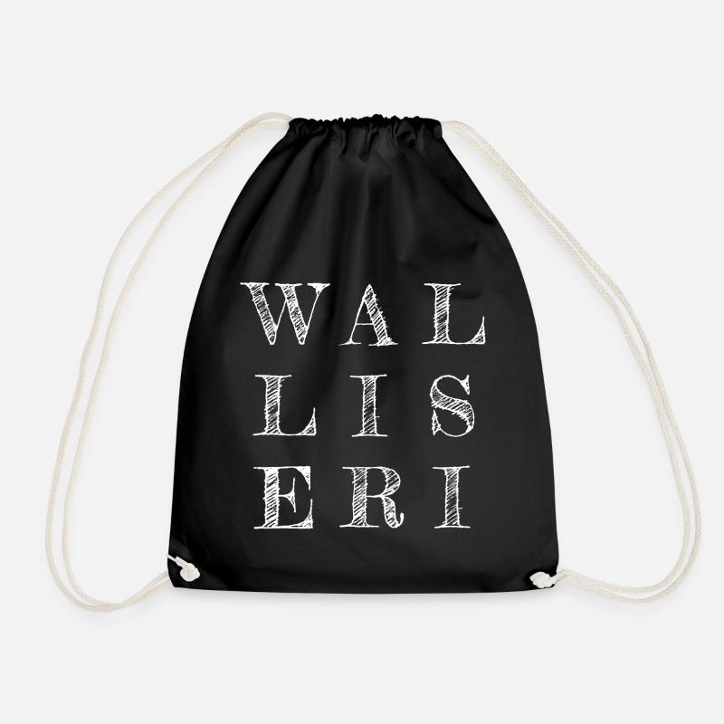 VALLISERI - Drawstring Bag - black