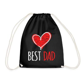 Best Dad Father's Day Favorite Papa Papa All the best - Drawstring Bag - black - Front