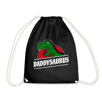 Dad Father's Day Men's Day Happy Dad Father - Drawstring Bag - black - Front