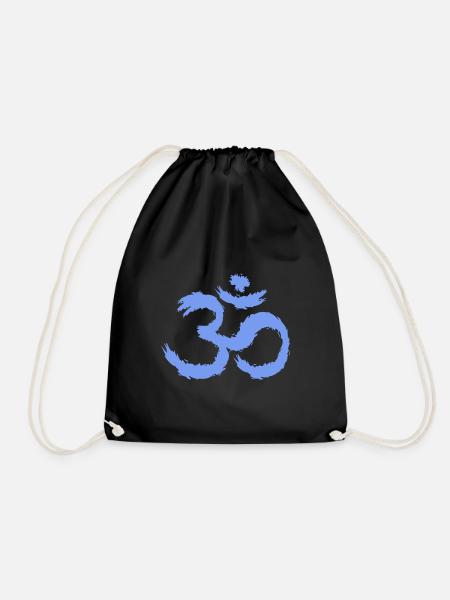 Om Yoga Shirt zur Meditation - Turnbeutel - Schwarz