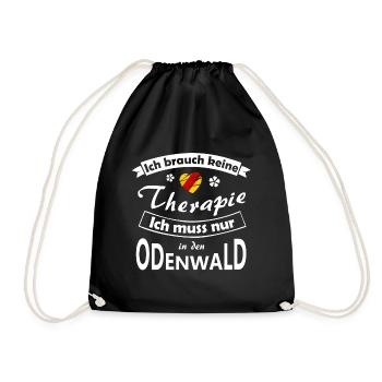 Odenwald Therapie - Turnbeutel - Schwarz - Vorne