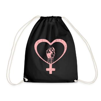 Journée des femmes Droits Égalité - Sac de sport léger - noir - Devant