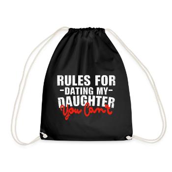 papa papa papa dating fille interdite - Sac de sport léger - noir - Devant
