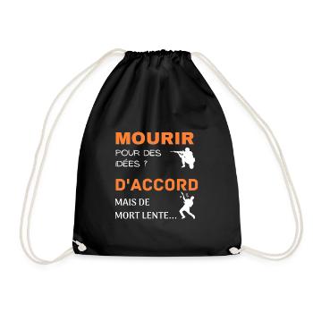 Mourir pour des idées - Sac de sport léger - noir - Devant