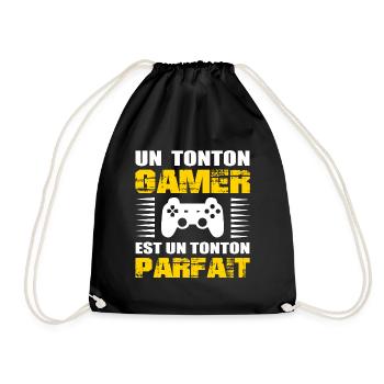 TONTON GAMER PARFAIT - Sac de sport léger - noir - Devant