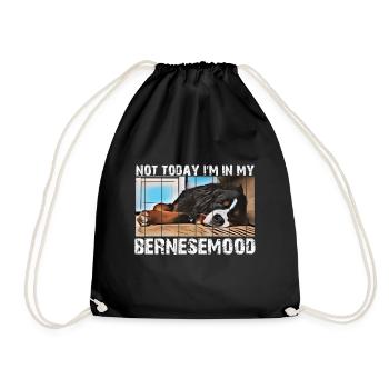 Crabot bernois de montagne - Sac de sport léger - noir - Devant