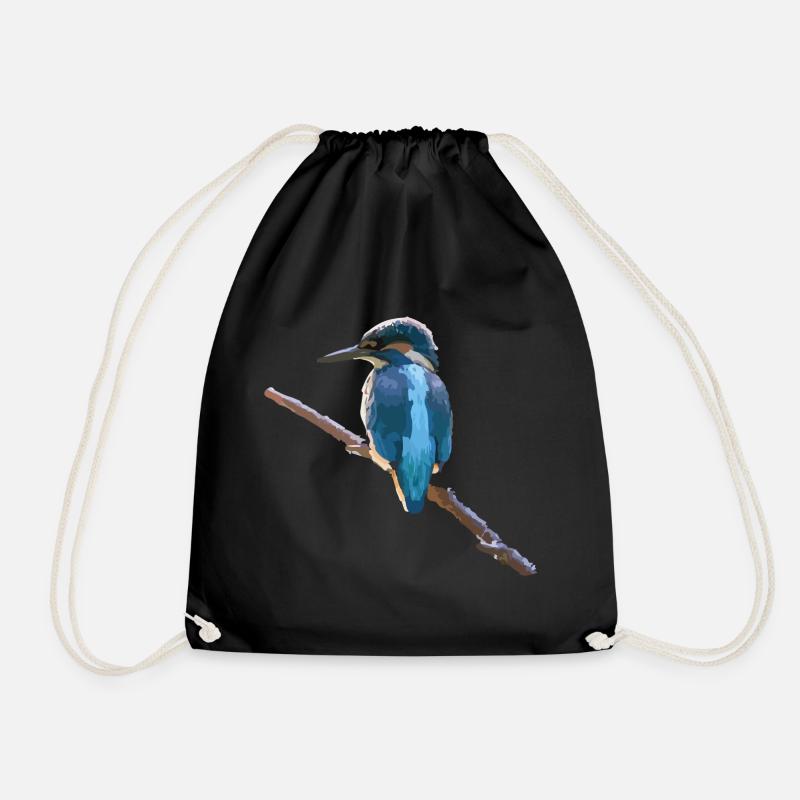 Eisvogel - Turnbeutel - Schwarz