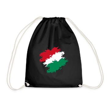 Hongrie - Sac de sport léger - noir - Devant