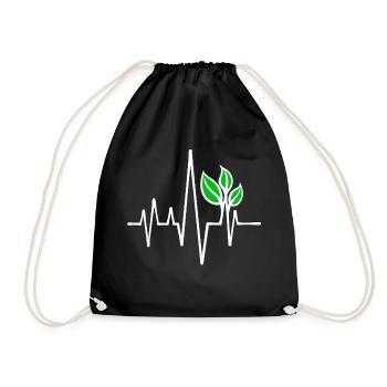 Protection de l’environnement Vegan - Sac de sport léger - noir - Devant