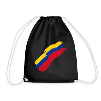 Colombia - Drawstring Bag - black - Front