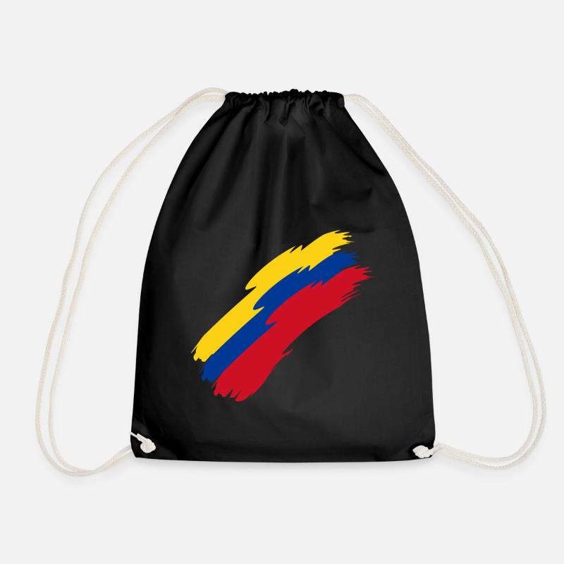 Colombia - Drawstring Bag - black