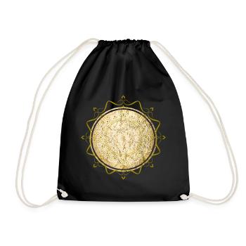 mandala bouddhisme spiritualité - Sac de sport léger - noir - Devant