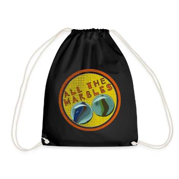 Toutes les billes - Sac de sport léger - noir - Devant