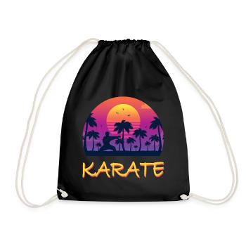 Karaté - Sac de sport léger - noir - Devant