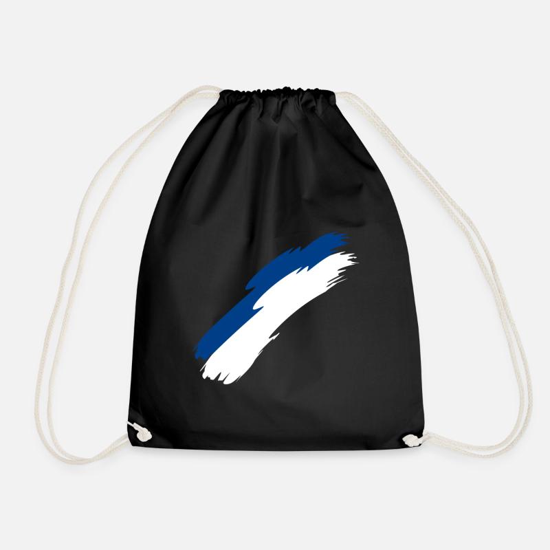 Finland - Drawstring Bag - black
