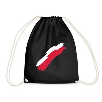Pologne - Sac de sport léger - noir - Devant