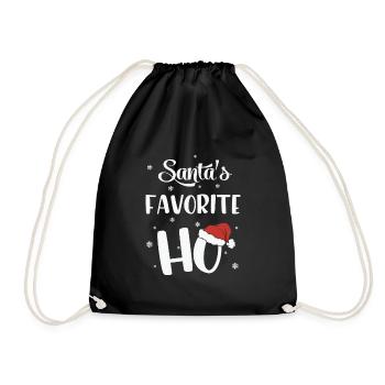 Le Noël préféré du Père Noël - Sac de sport léger - noir - Devant