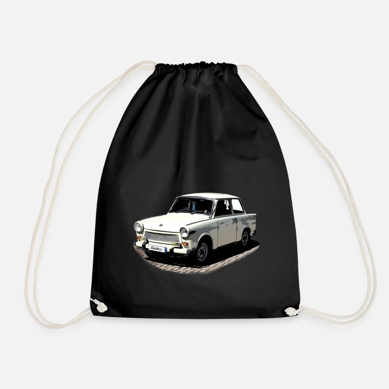 Go Trabi go - Drawstring Bag - black