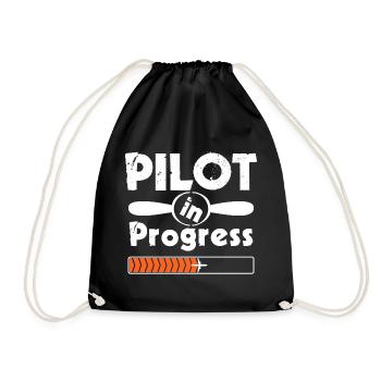 Pilote - Sac de sport léger - noir - Devant