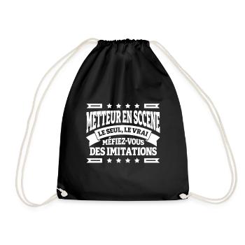 METTEUR EN SCÈNE LE SEUL LE VRAI - Sac de sport léger - noir - Devant