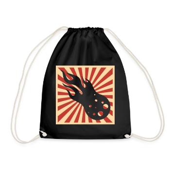Japon Comète Astéroïde Astronomie Corps Céleste - Sac de sport léger - noir - Devant