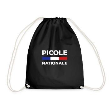 PICOLE NATIONALE - Sac de sport léger - noir - Devant