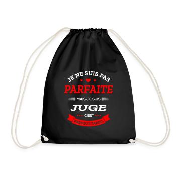 JUGE PARFAITE - Sac de sport léger - noir - Devant