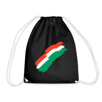 Oman Fahne Farben - Turnbeutel - Schwarz - Vorne