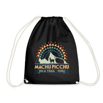 Machu Picchu Inca - Drawstring Bag - black - Front