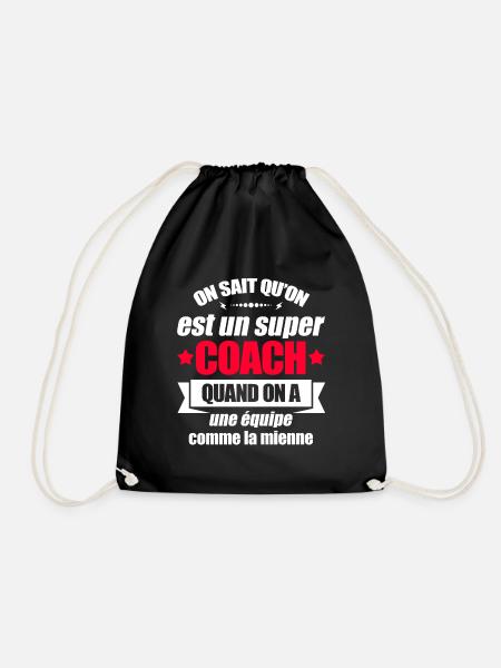 SUPER COACH D'UNE ÉQUIPE FORMIDABLE - Sac de sport léger - noir