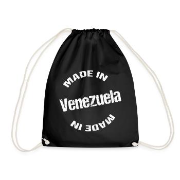 Hergestellt in Venezuela - Turnbeutel - Schwarz - Vorne