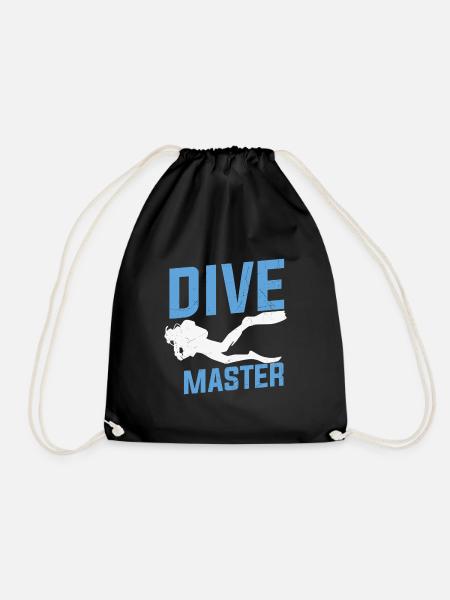 Citation plongée sous-marine Dive Master Scuba Diving - Sac de sport léger - noir