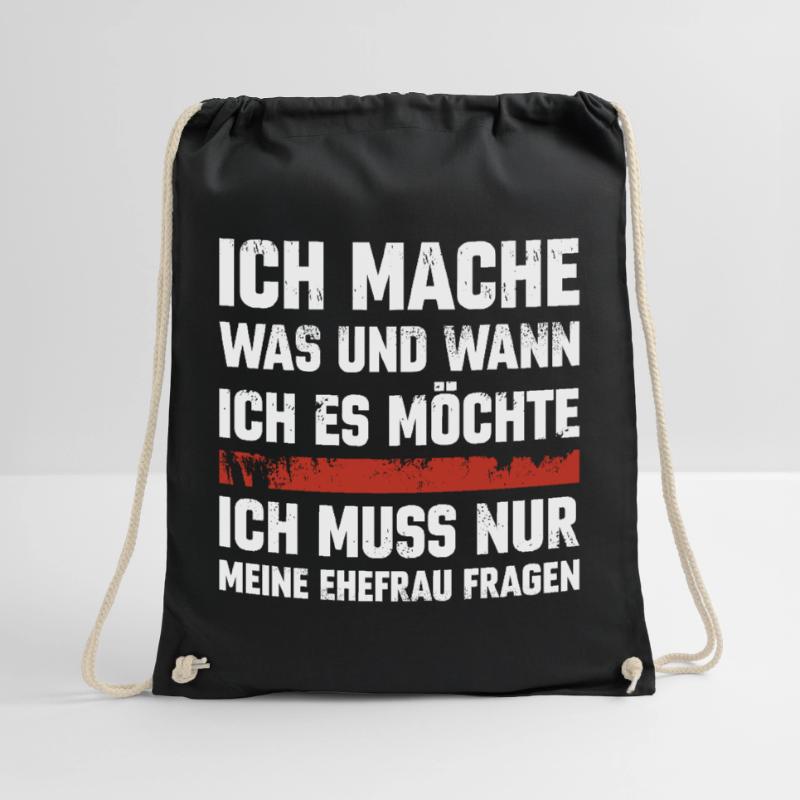 Lustiger Spruch Ehemann Ehefrau Geschenk Hochzeit Turnbeutel