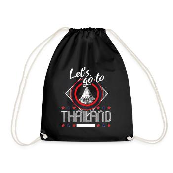 Thaïlande Origine des vacances - Sac de sport léger - noir - Devant