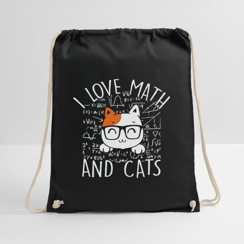 Math Citation Math Kitty Chat J’aime Math et chats Sac de sport léger