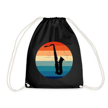 Saxophone Saxophone Homme Saxophone - Sac de sport léger - noir - Devant