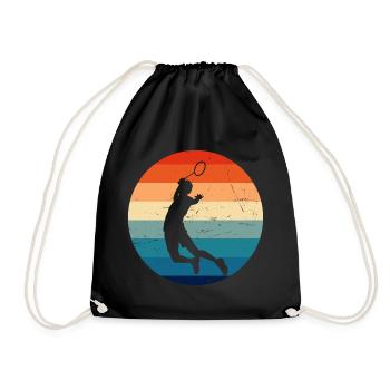 Joueuse de badminton féminine de badminton badminton - Sac de sport léger - noir - Devant